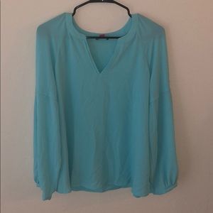 Bright aqua long sleeve